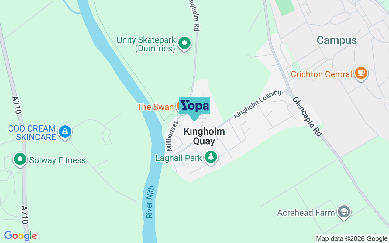 Map showing the location of DG1 4GB