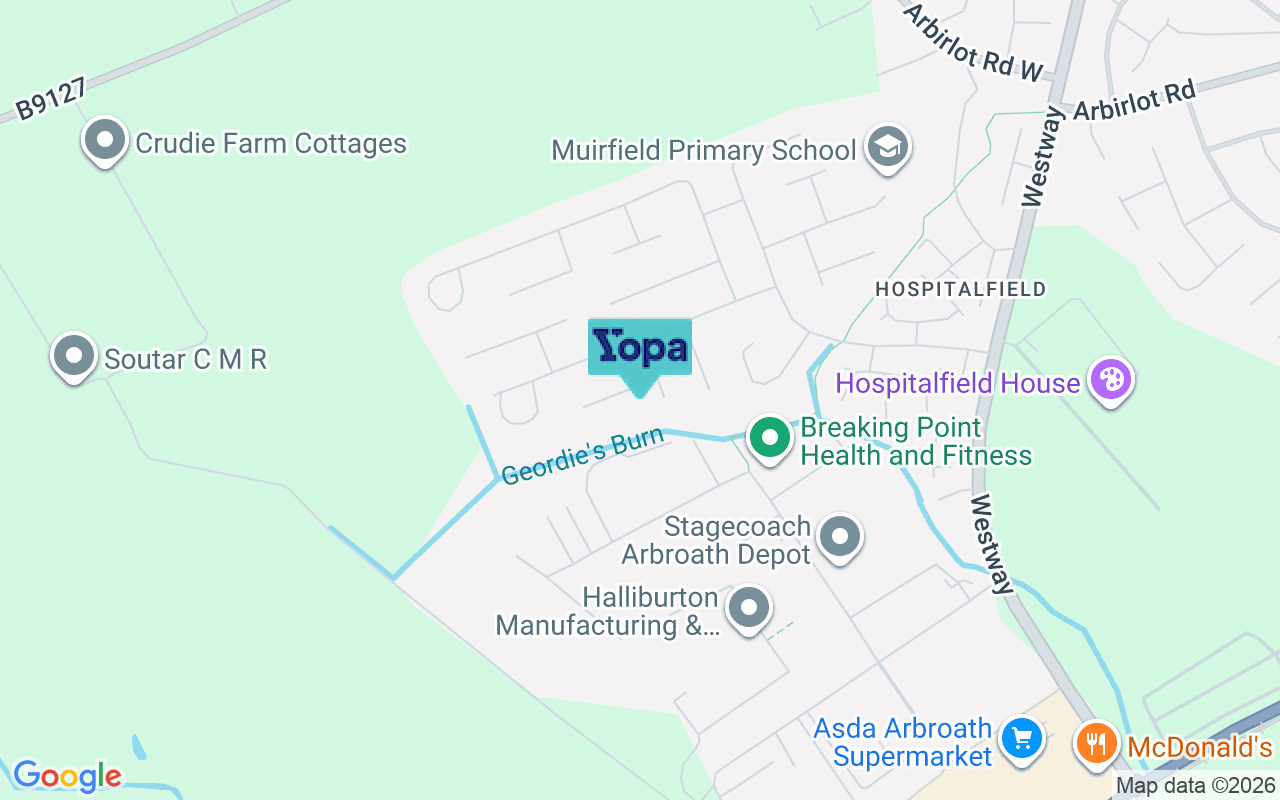 Map showing the location of DD11 2LX