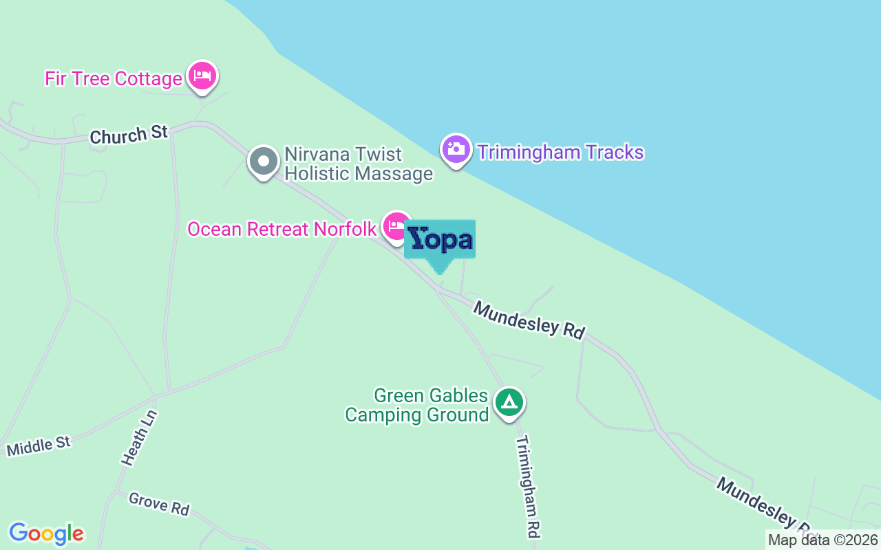 Map showing the location of NR11 8DZ
