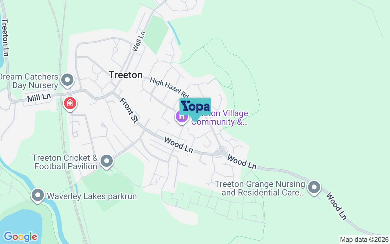 Map showing the location of S60 5UL