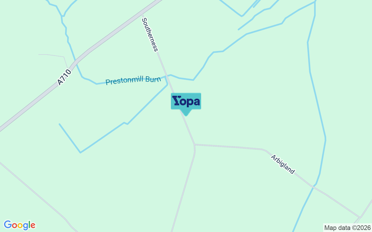 Map showing the location of DG2 8AD