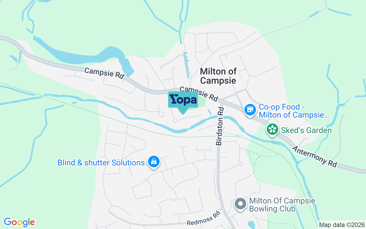 Map showing the location of G66 8FZ