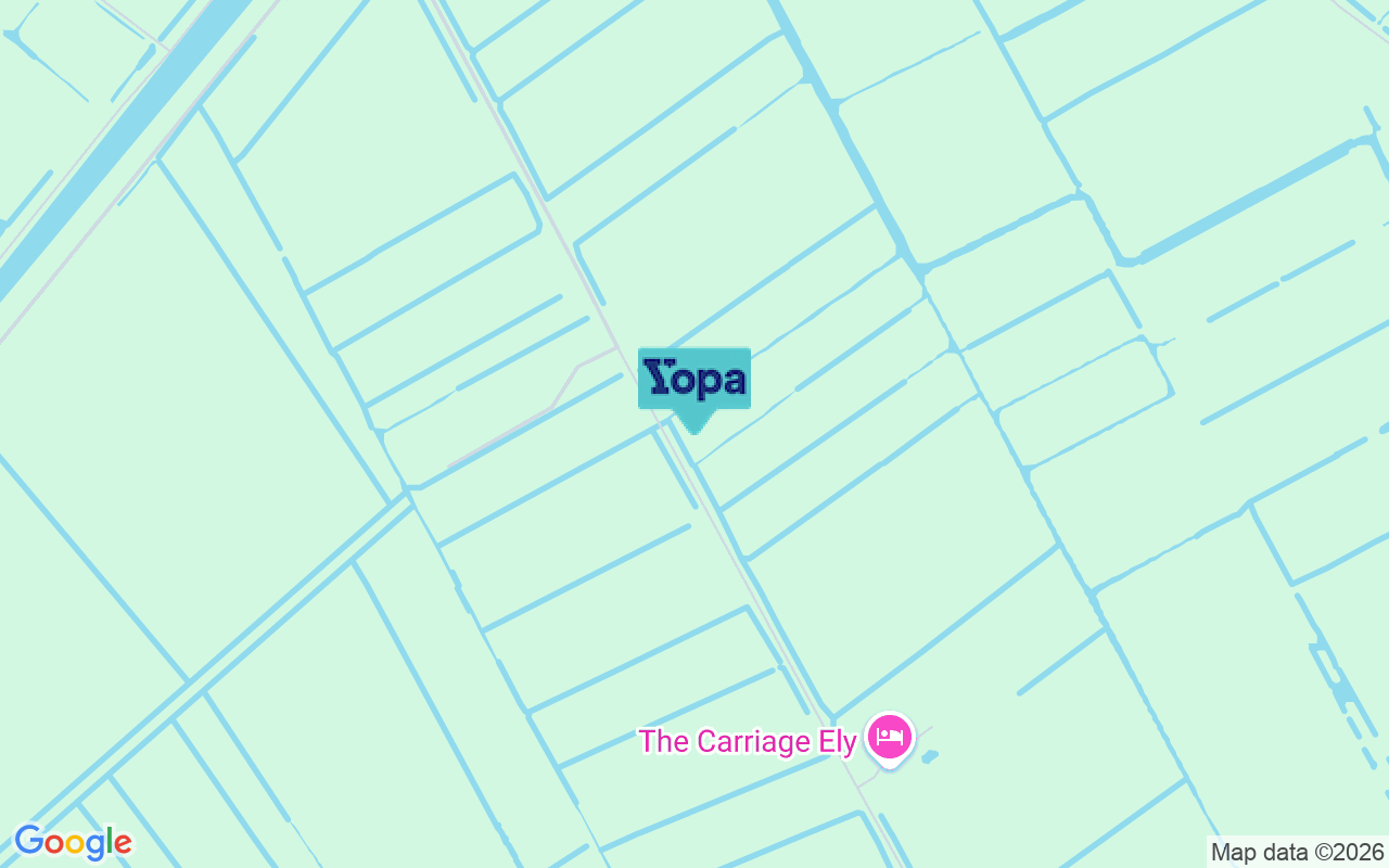 Map showing the location of CB6 2DR