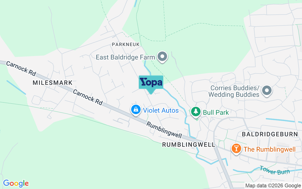 Map showing the location of KY12 9BL