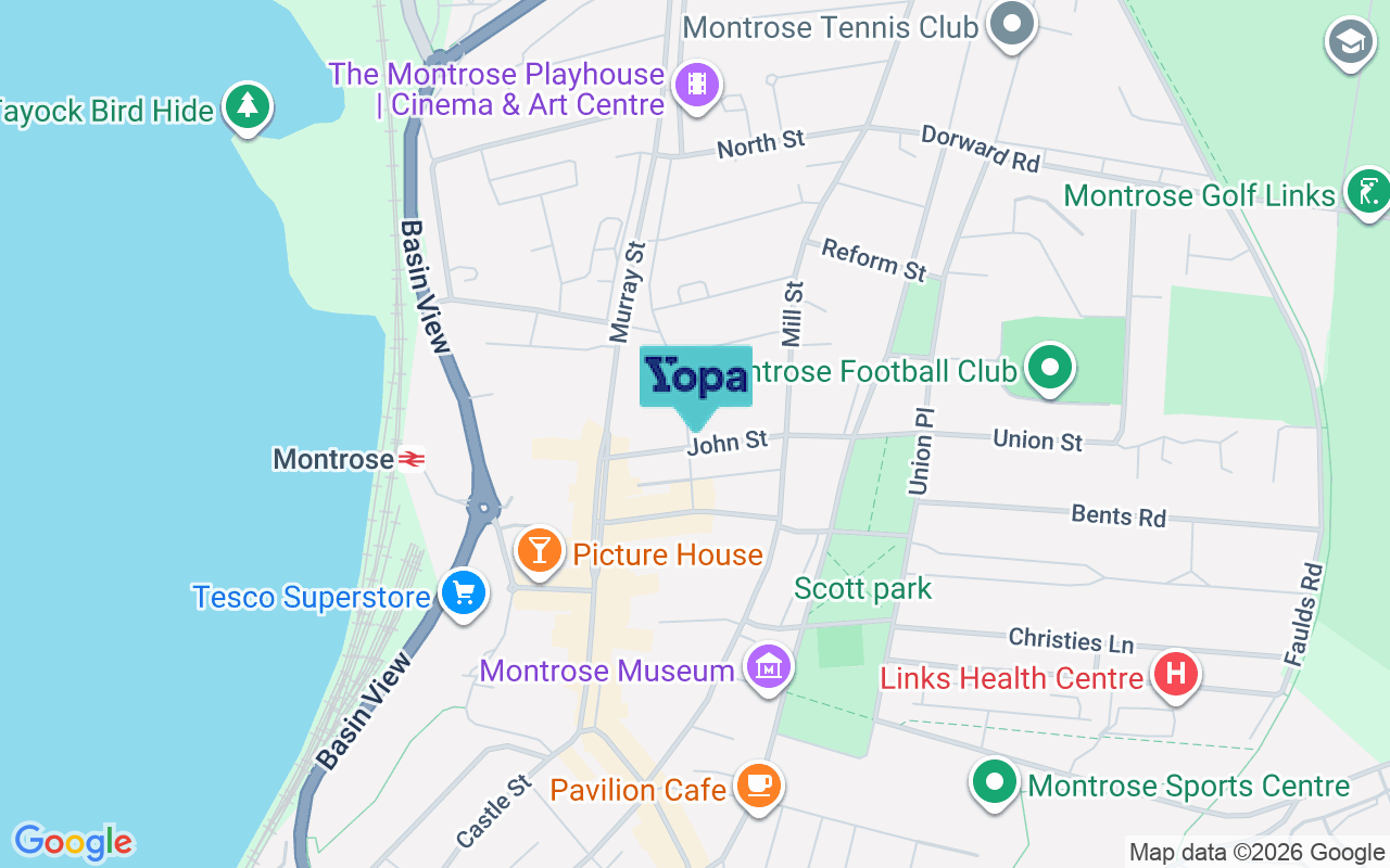 Map showing the location of DD10 8LZ