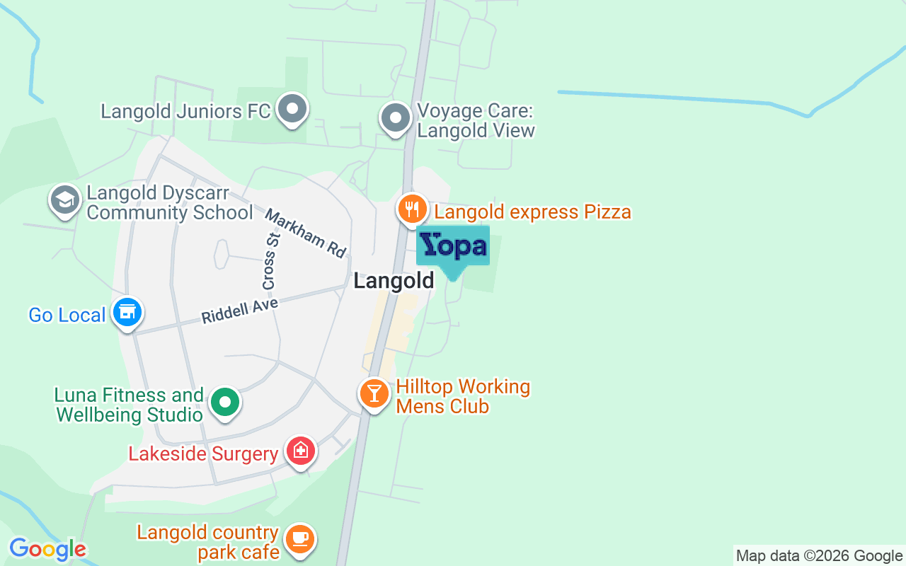 Map showing the location of S81 9RF