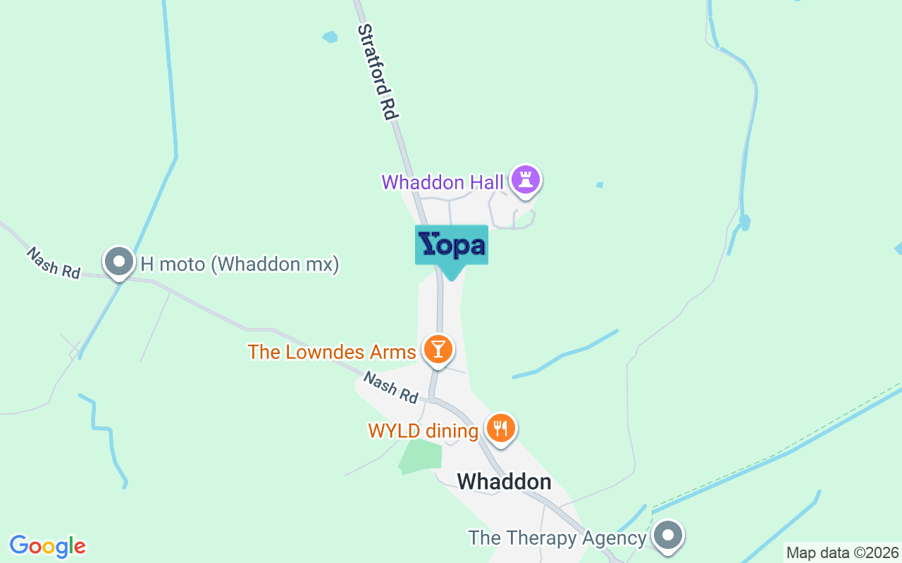 Map showing the location of MK17 0NA