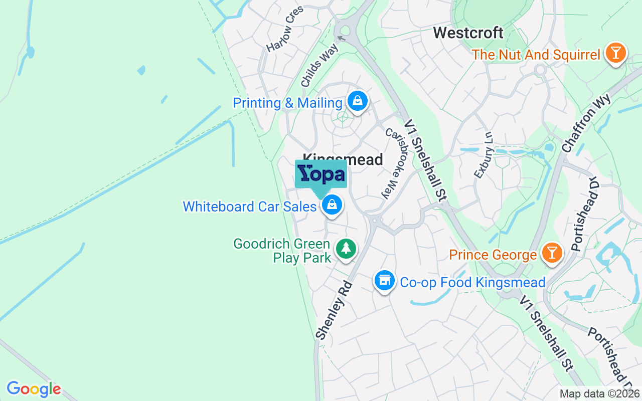 Map showing the location of MK4 4HP