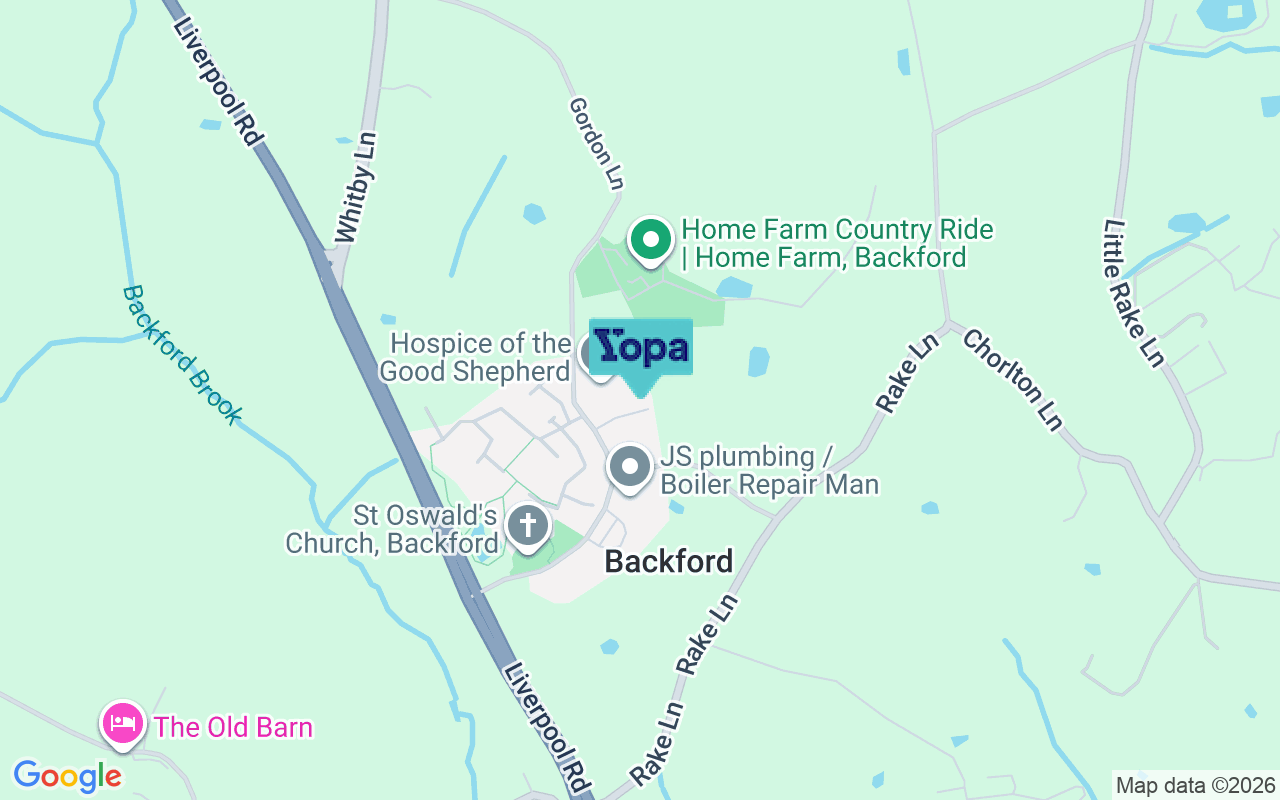 Map showing the location of CH2 4BQ
