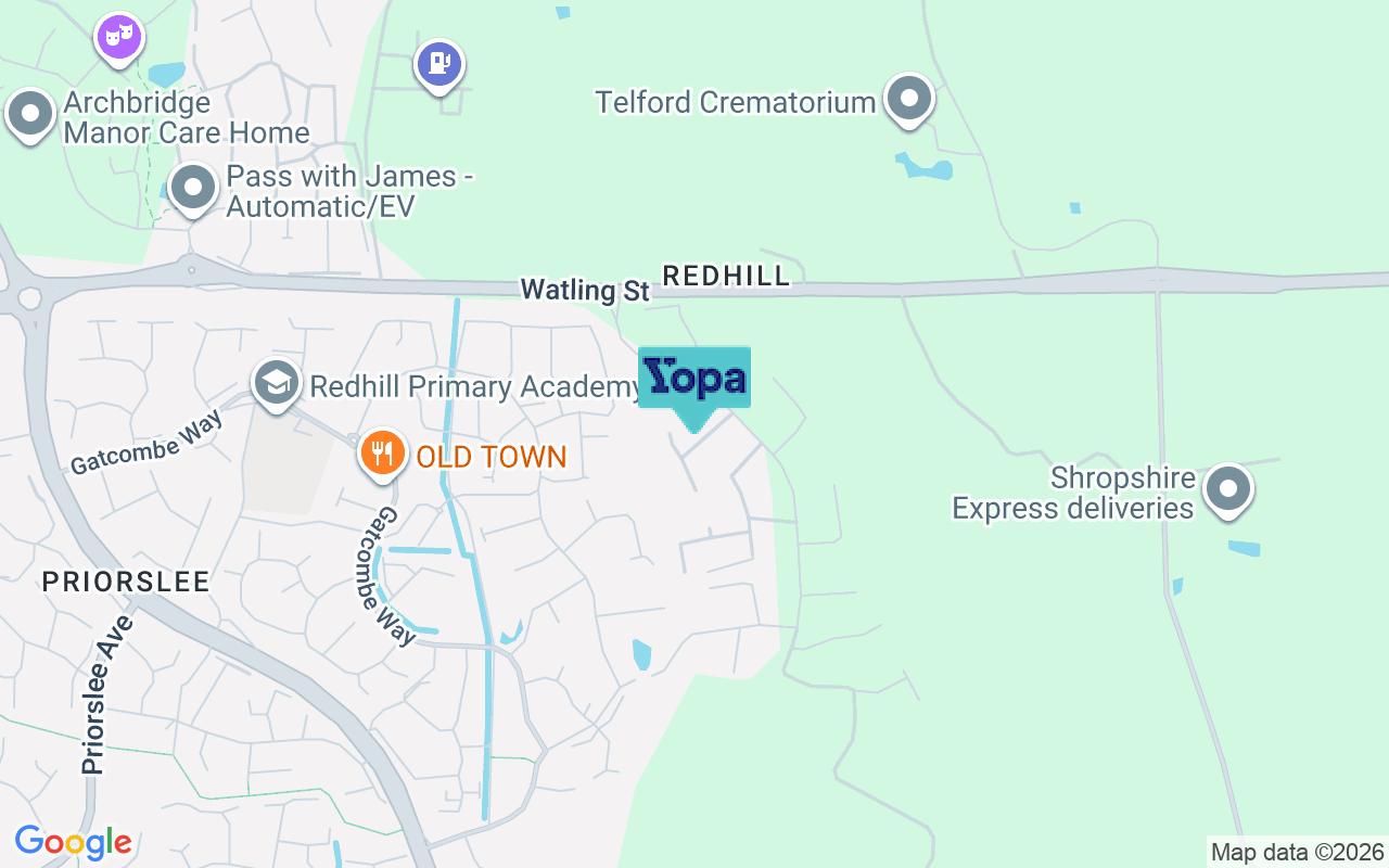 Map showing the location of TF2 9XX