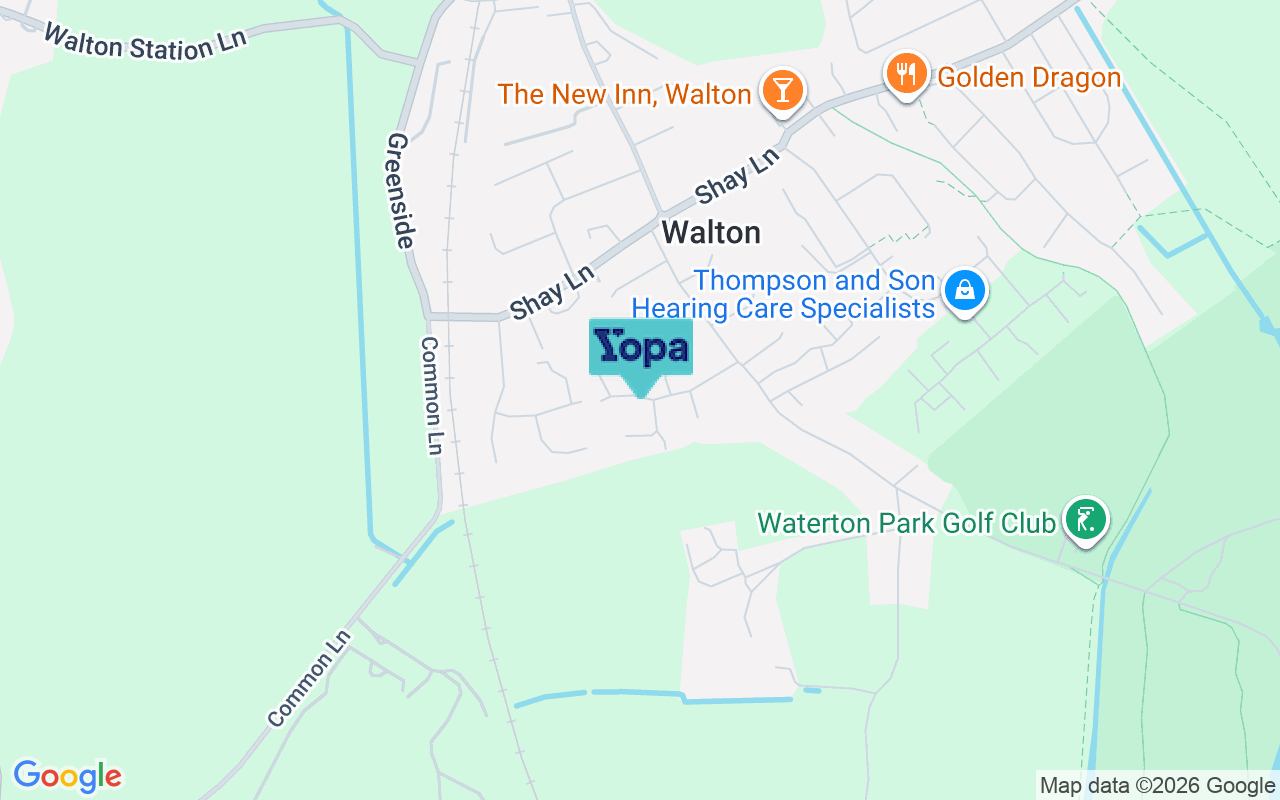 Map showing the location of WF2 6TG