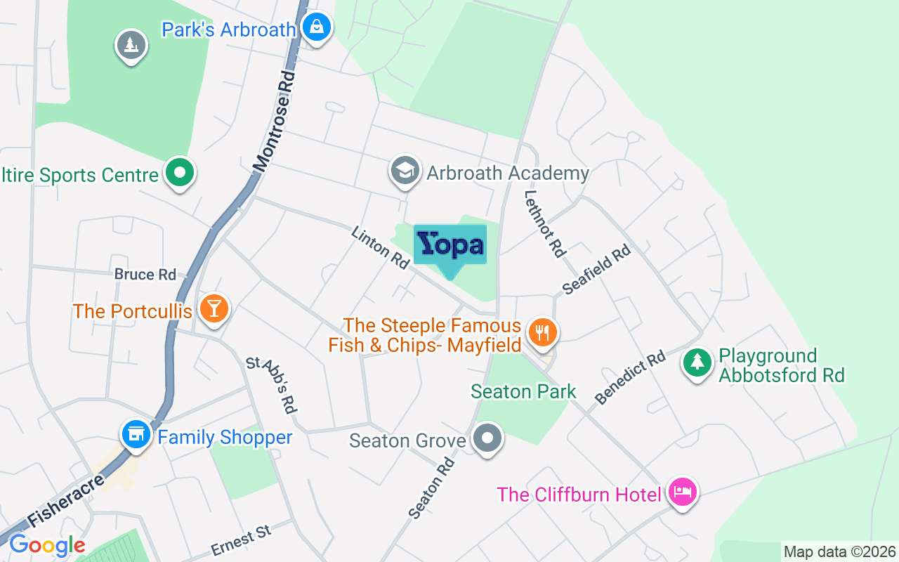 Map showing the location of DD11 5HU