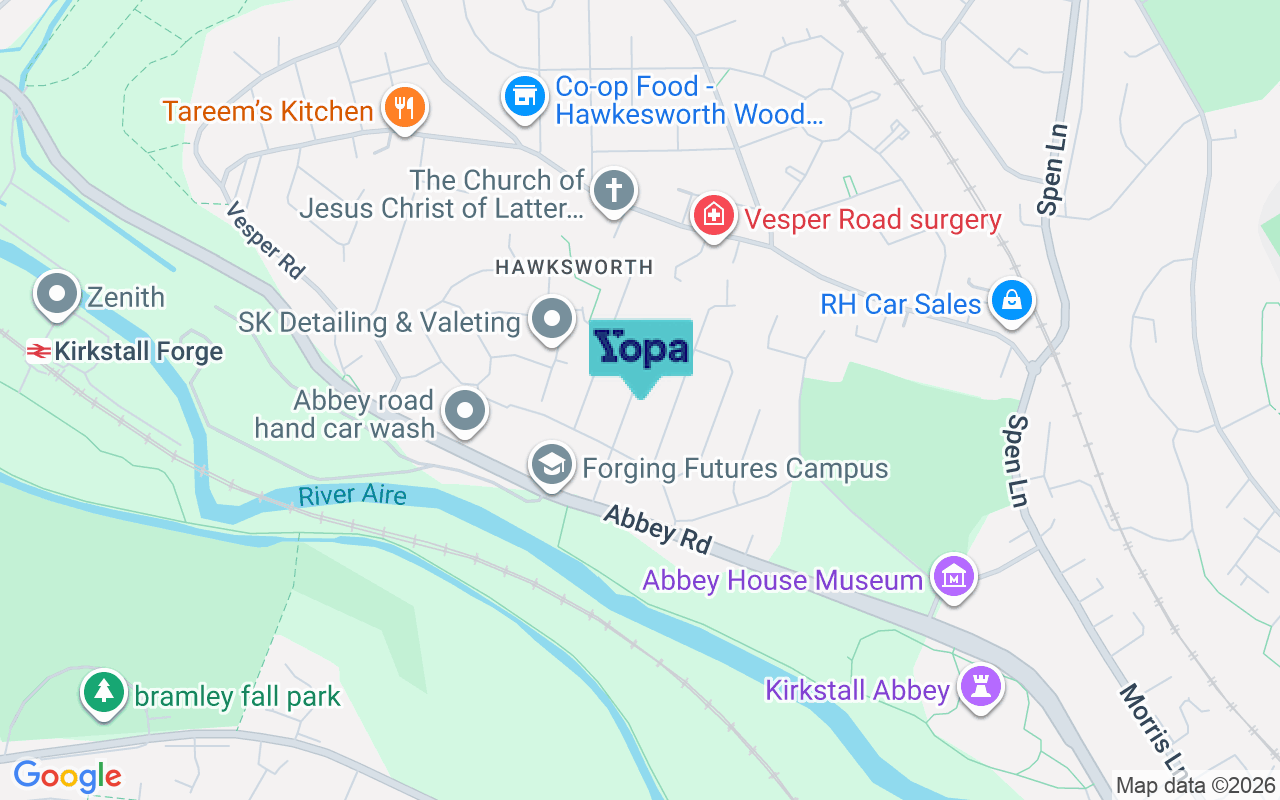 Map showing the location of LS5 3NQ