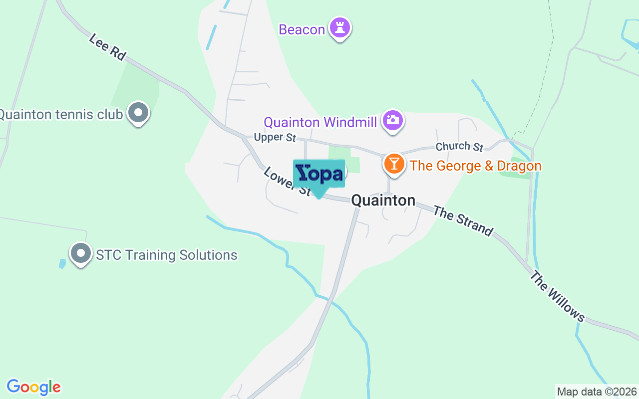 Map showing the location of HP22 4BL