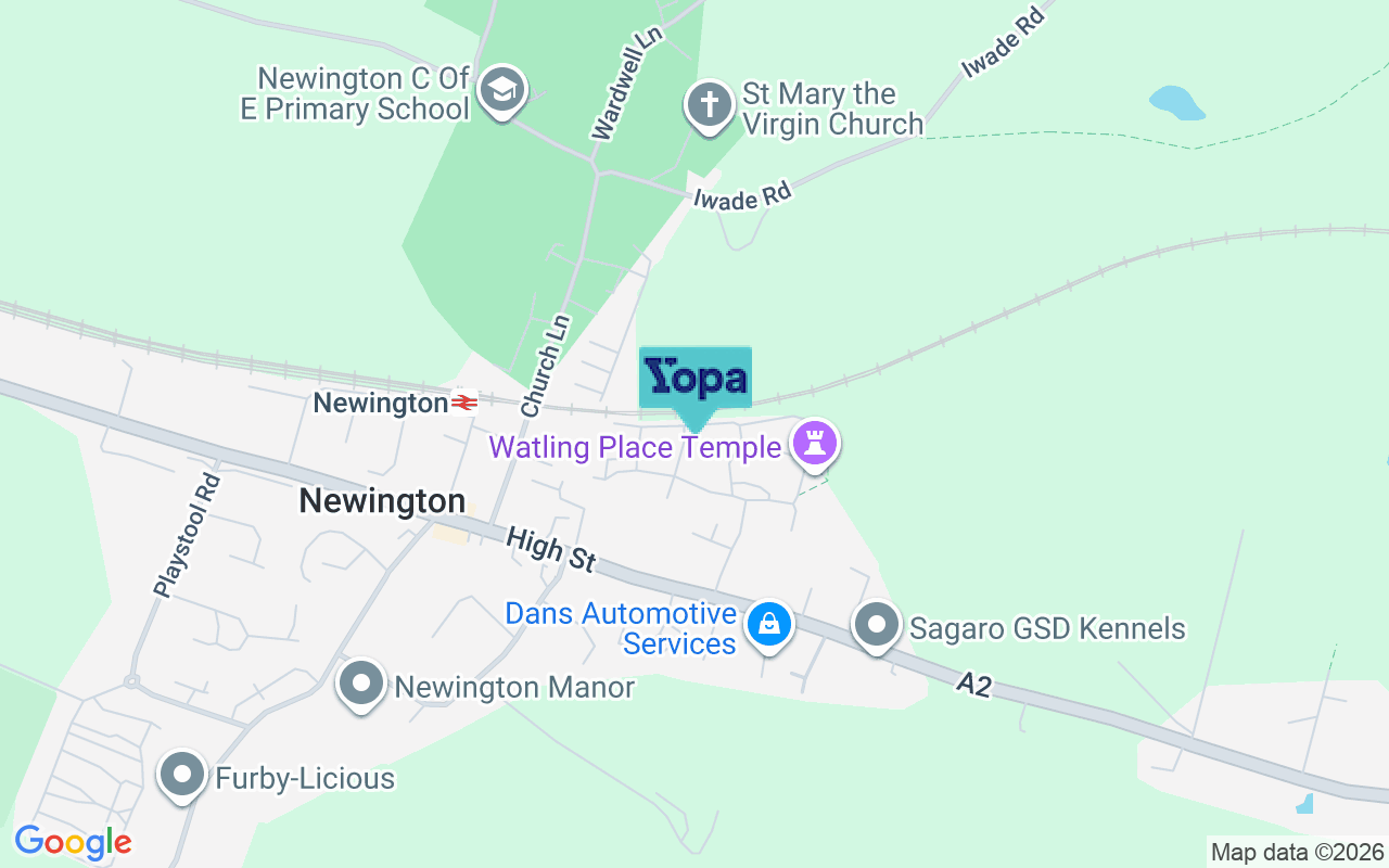 Map showing the location of ME9 7FU