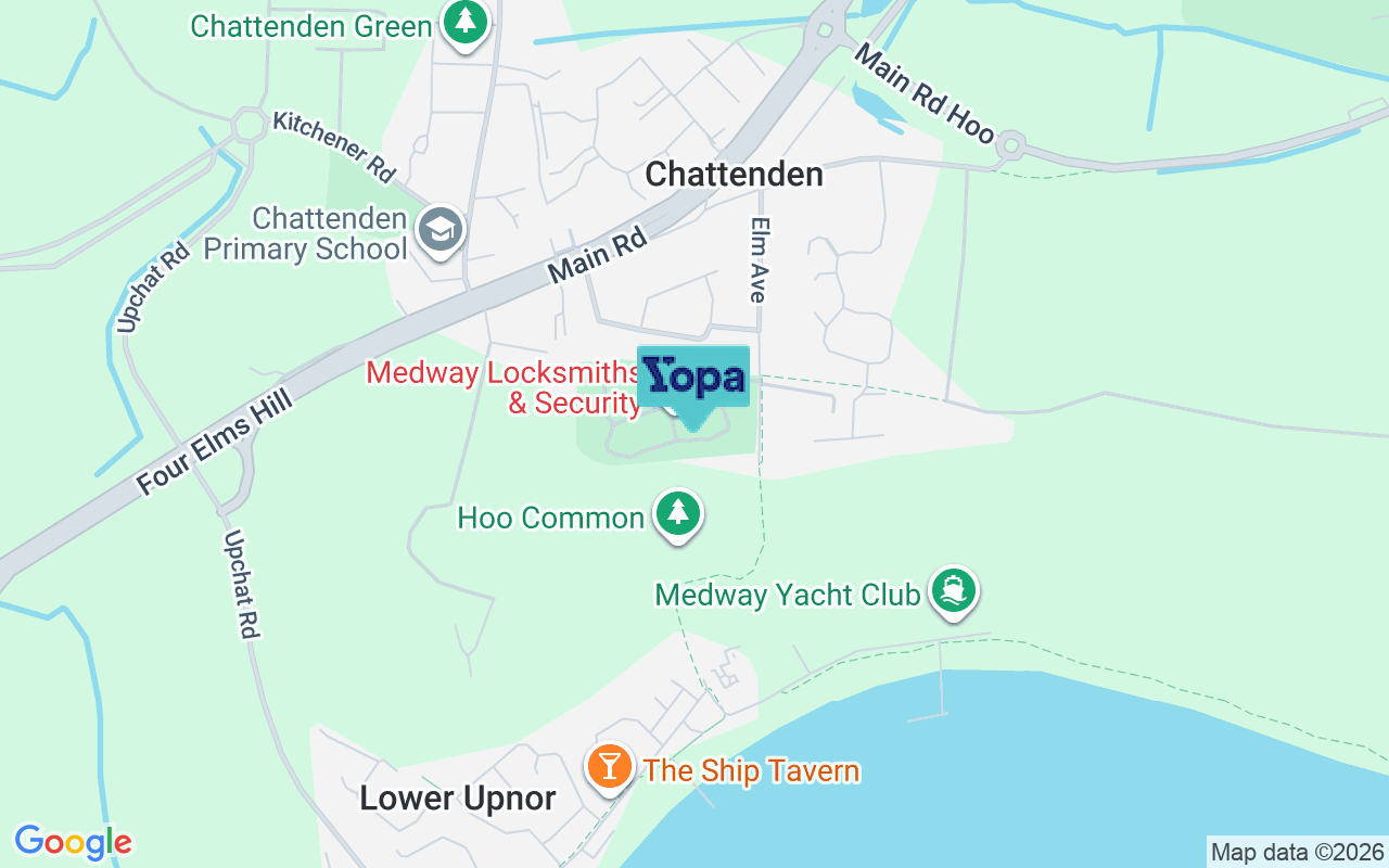 Map showing the location of ME3 8GX