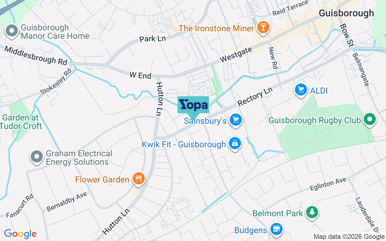 Map showing the location of TS14 6QH