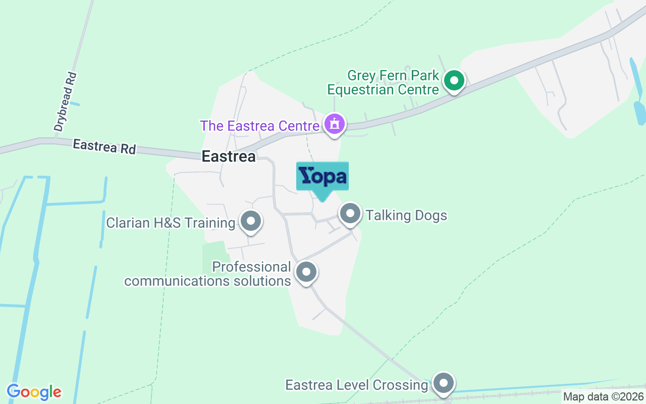 Map showing the location of PE7 2EJ