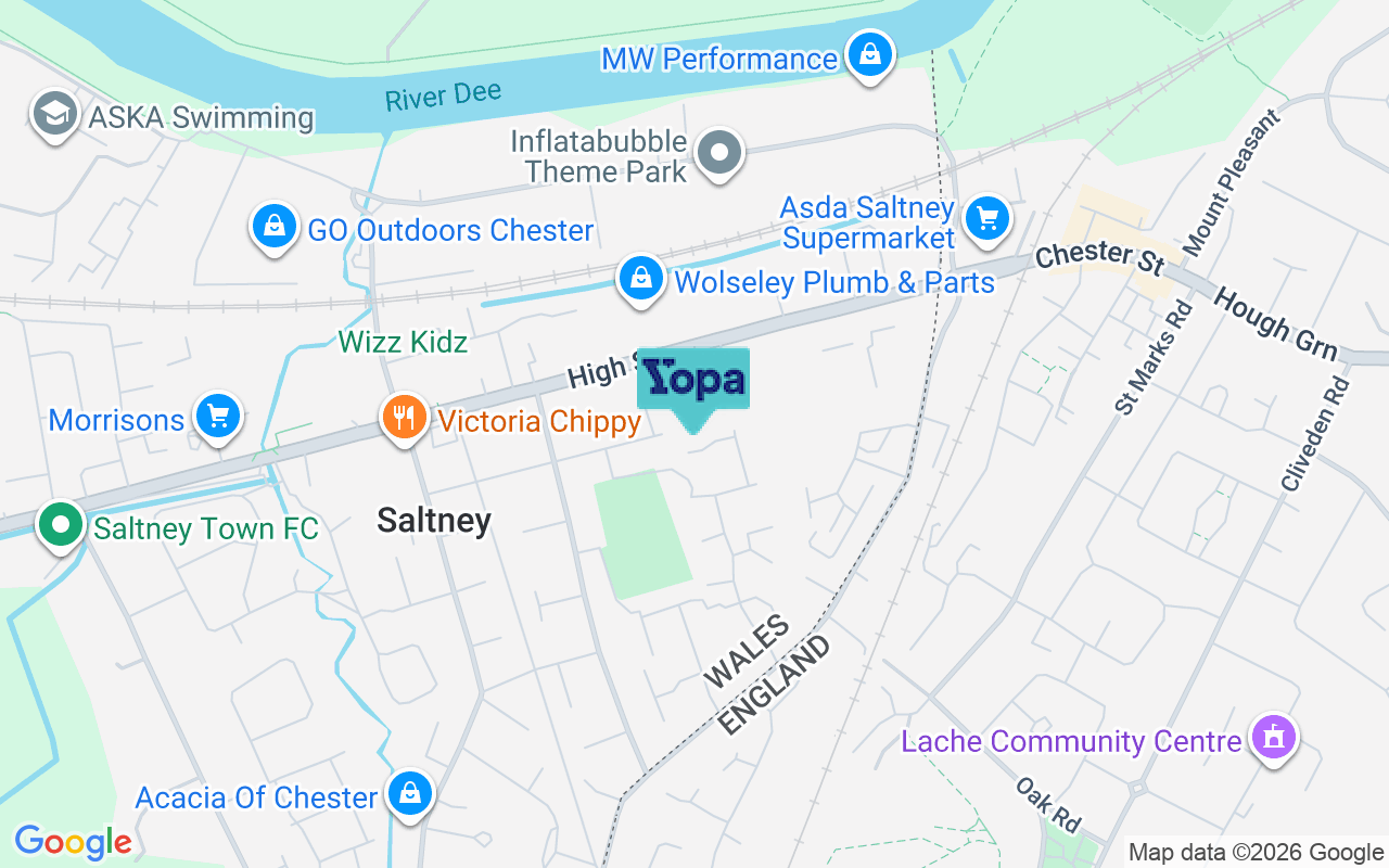 Map showing the location of CH4 8QB
