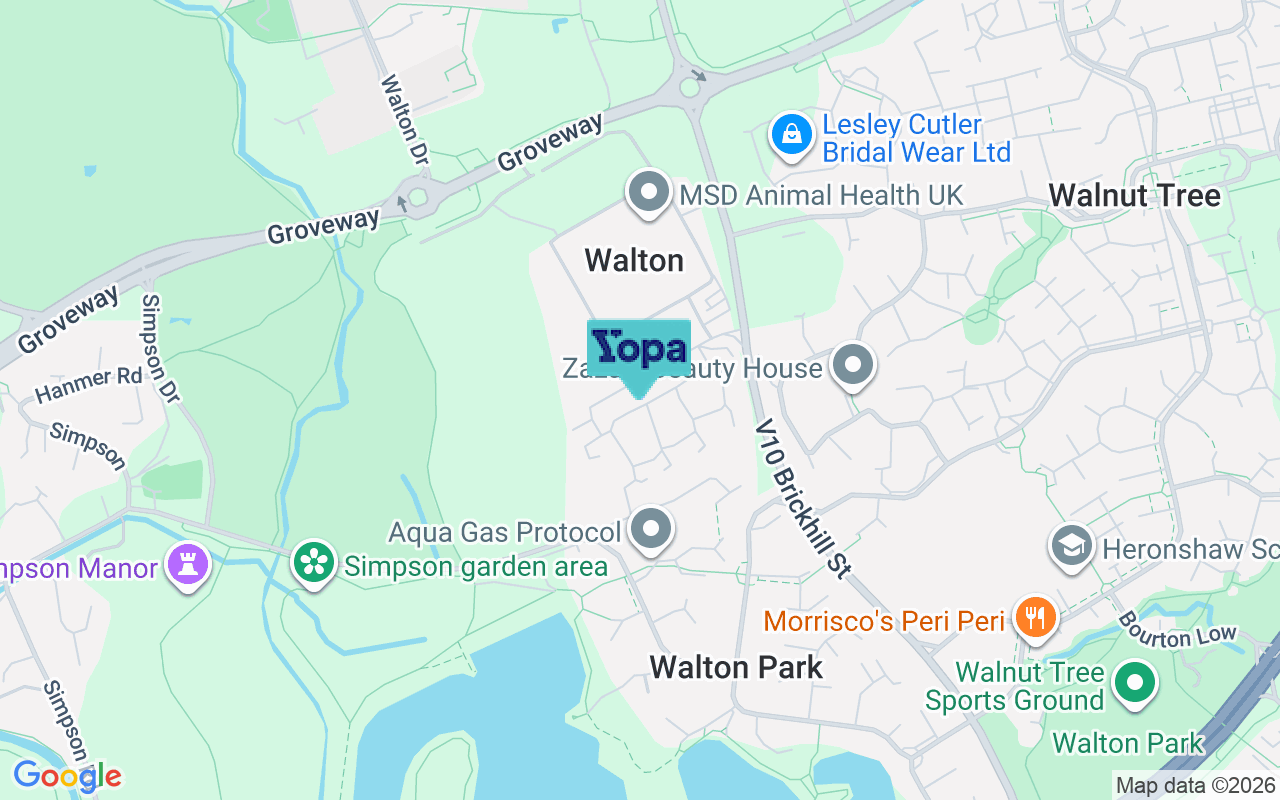 Map showing the location of MK7 7EX