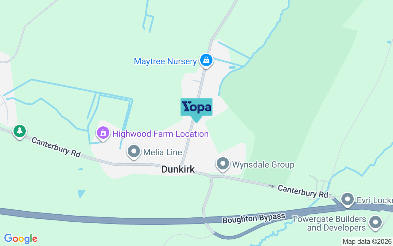 Map showing the location of ME13 9LH