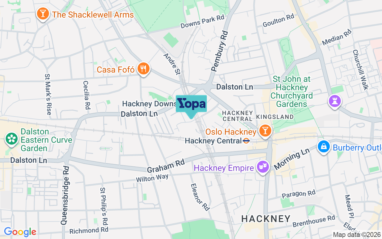 Map showing the location of E8 1LP