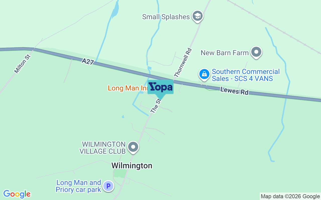 Map showing the location of BN26 5SQ