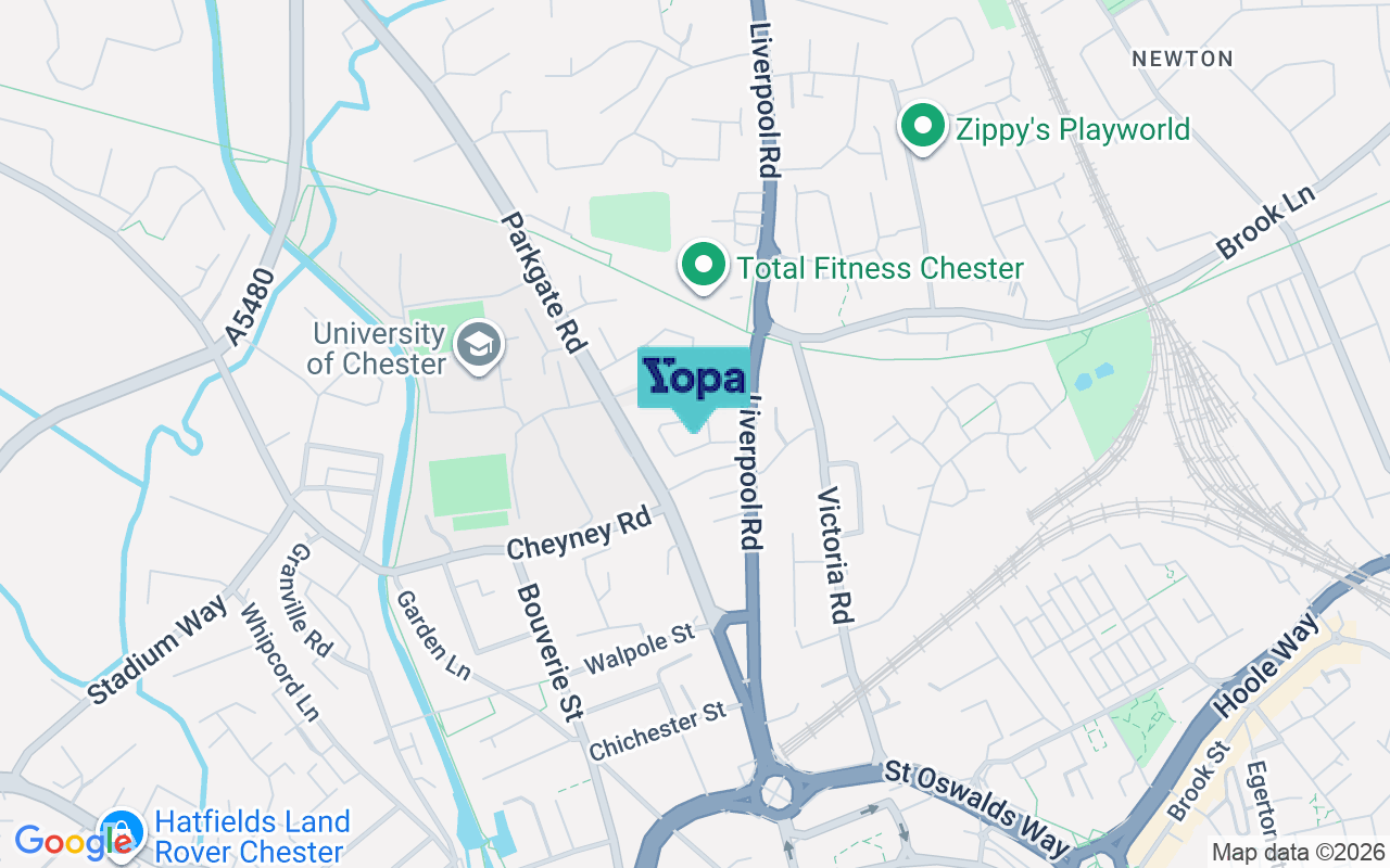 Map showing the location of CH2 1AJ