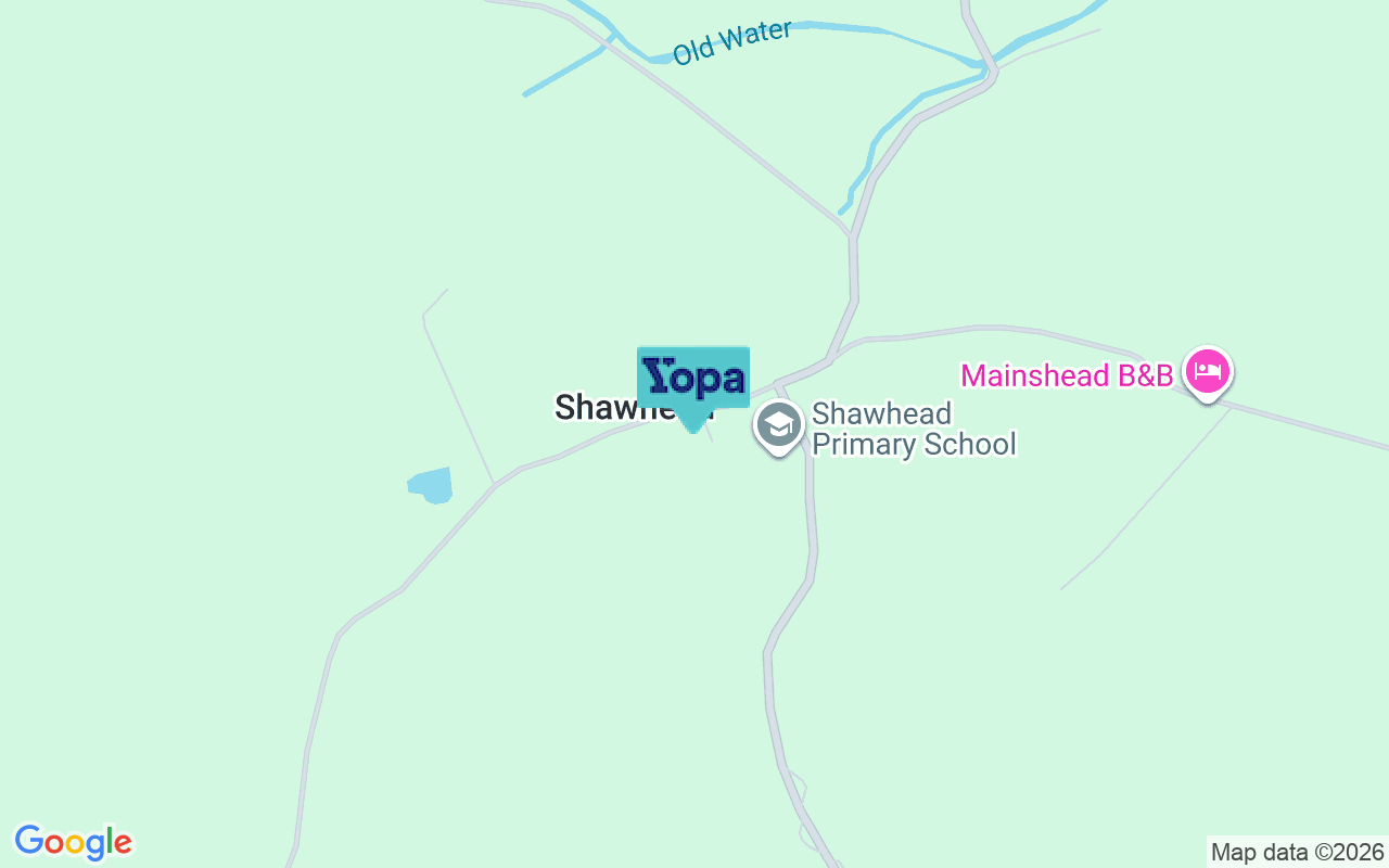 Map showing the location of DG2 9SN