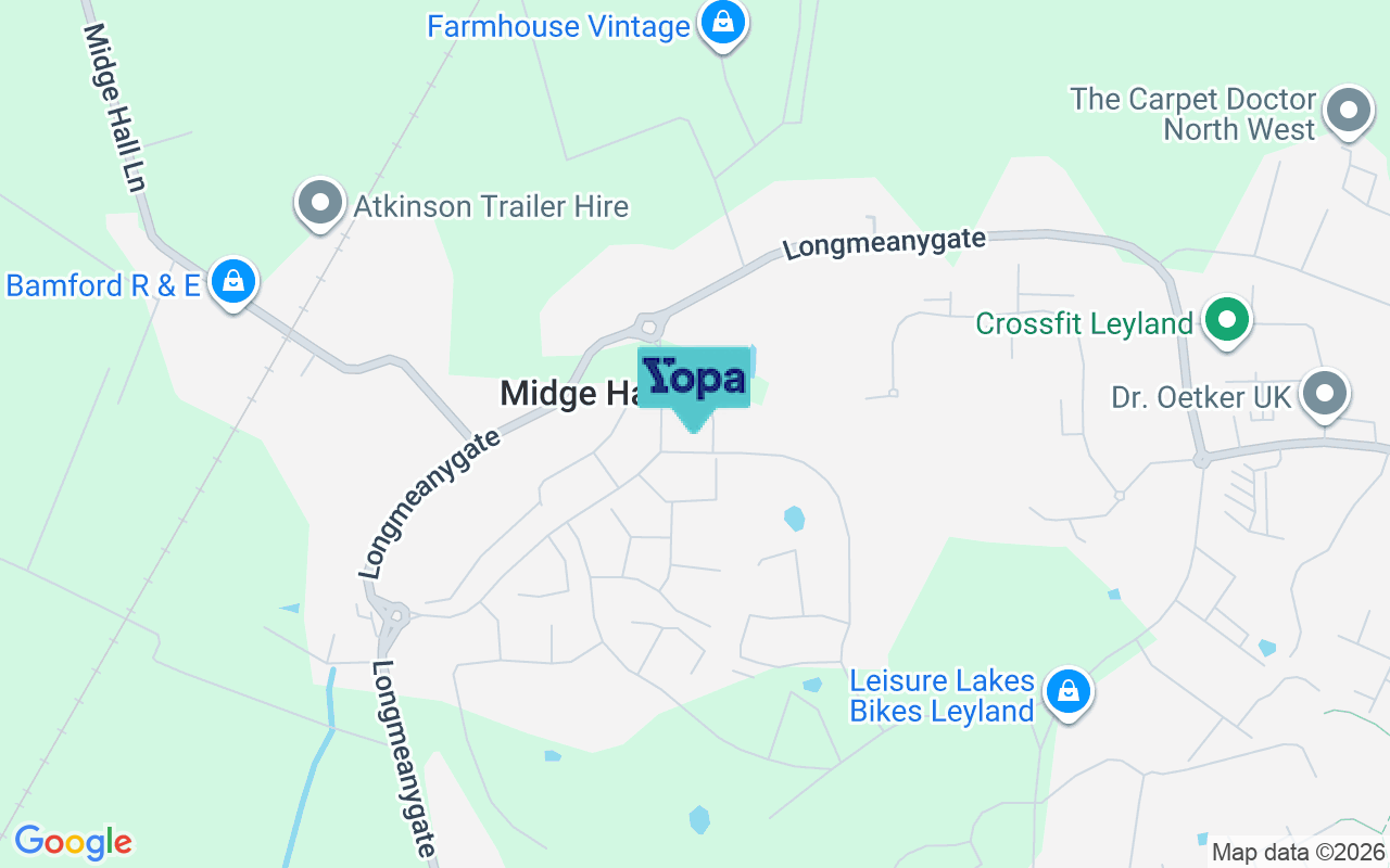 Map showing the location of PR26 7BD
