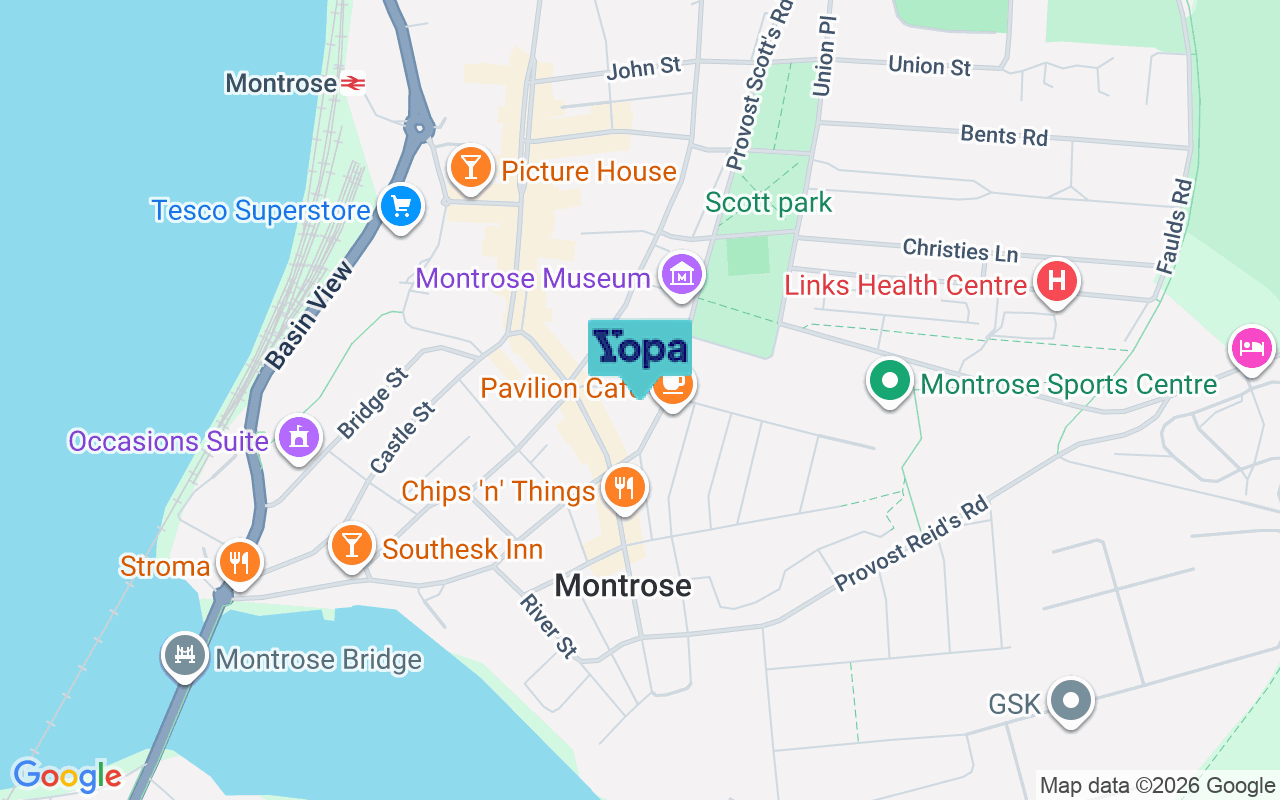 Map showing the location of DD10 8ER