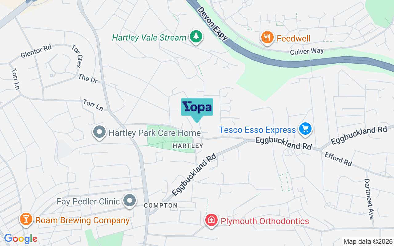 Map showing the location of PL3 5JQ