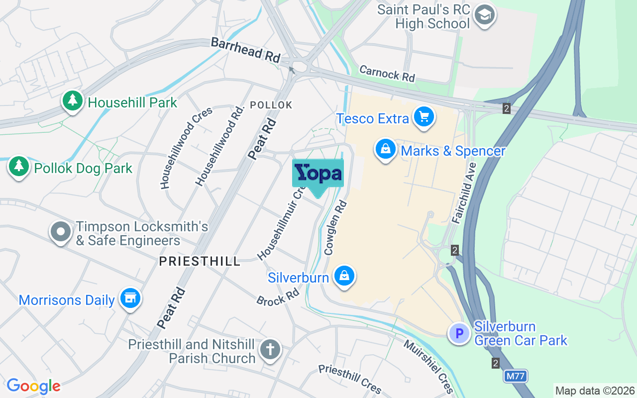 Map showing the location of G53 6EX