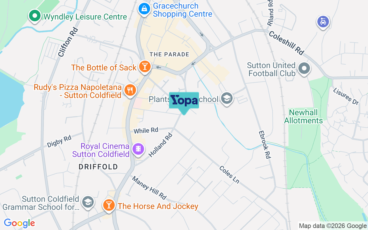 Map showing the location of B72 1RE