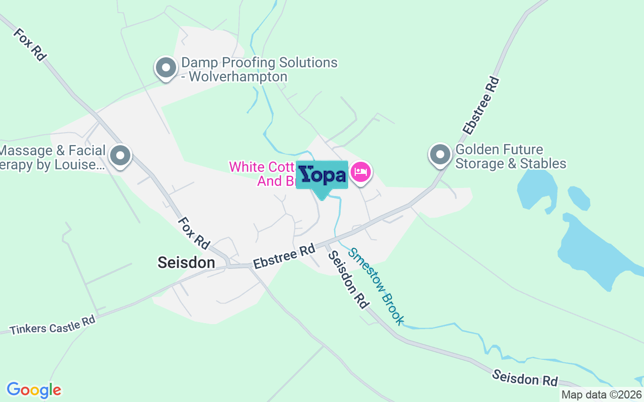 Map showing the location of WV5 7EG