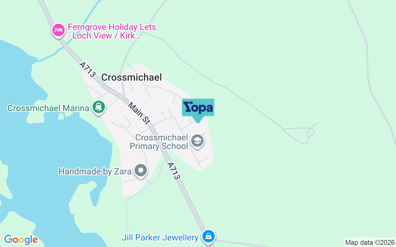 Map showing the location of DG7 3AZ