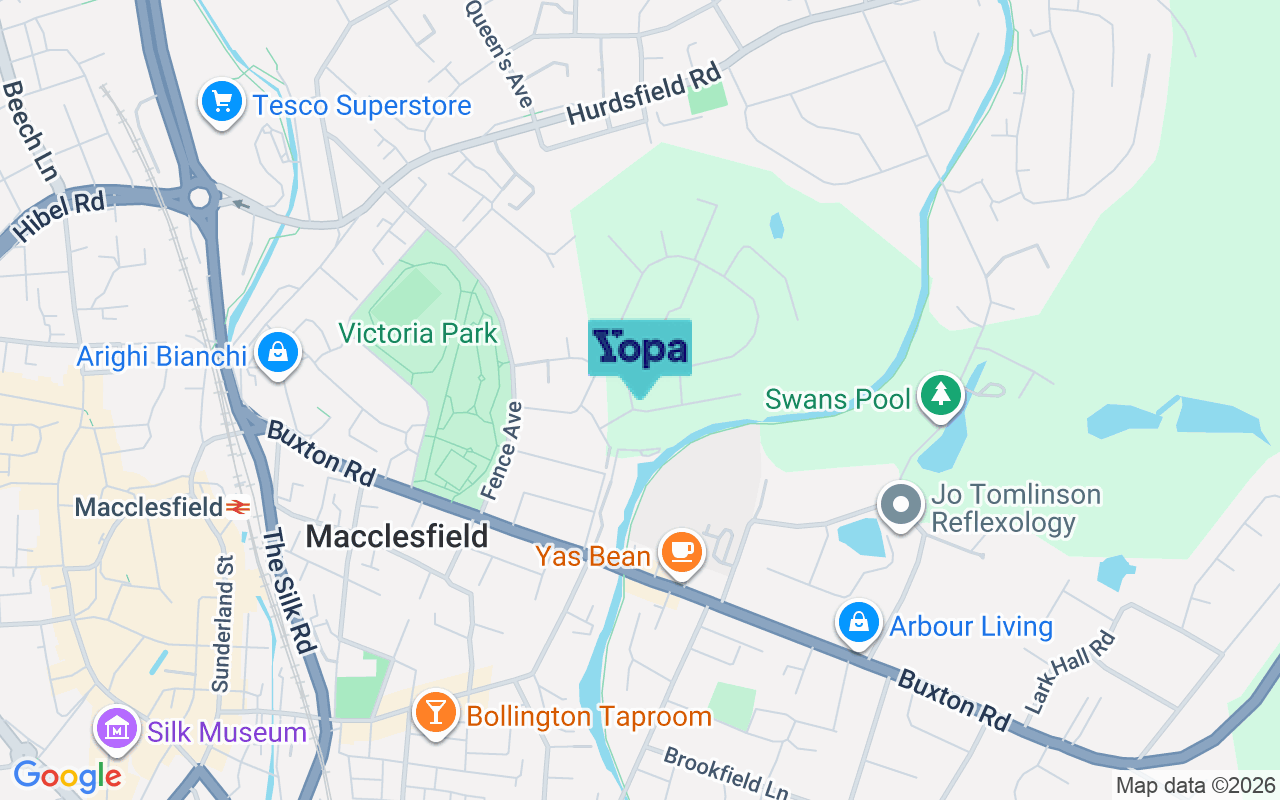 Map showing the location of SK10 1GU