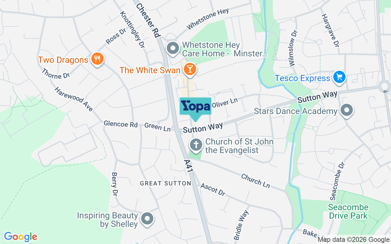 Map showing the location of CH66 3PA