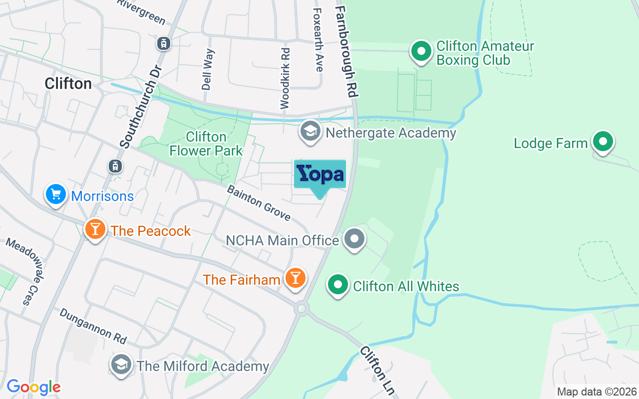 Map showing the location of NG11 8QD