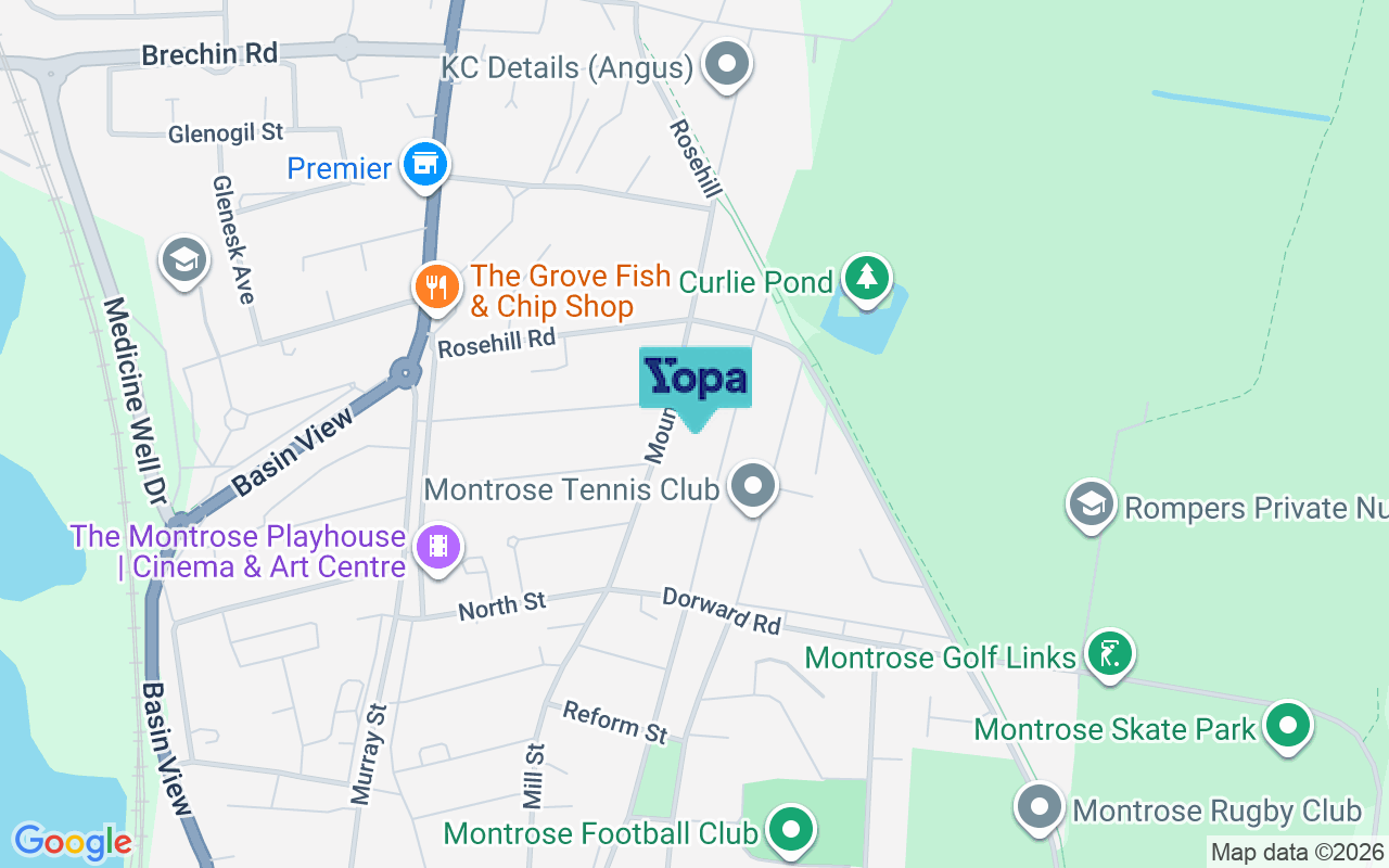 Map showing the location of DD10 8RU