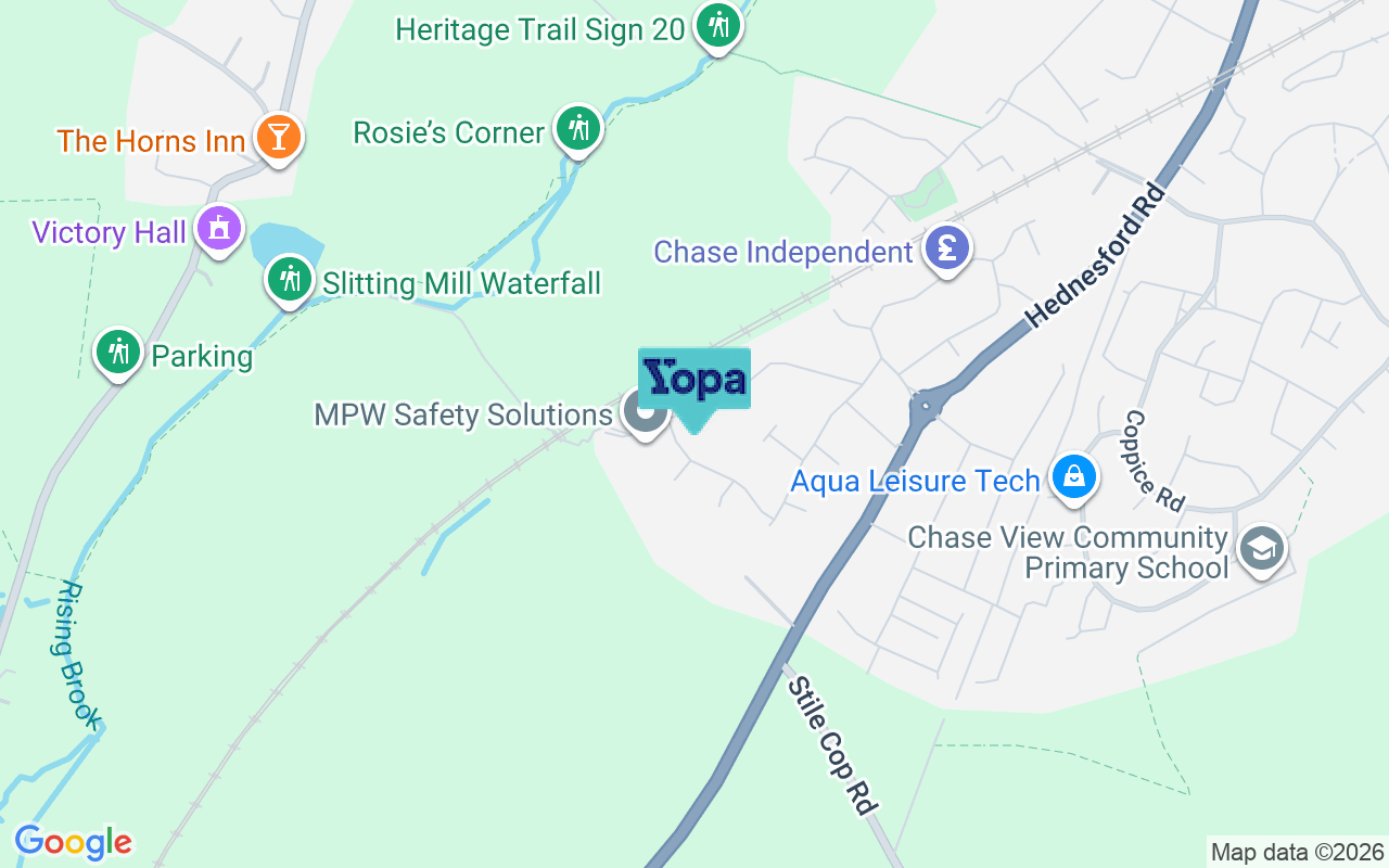 Map showing the location of WS15 1GH