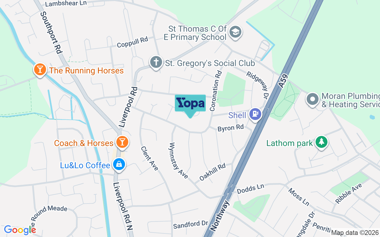 Map showing the location of L31 2NR