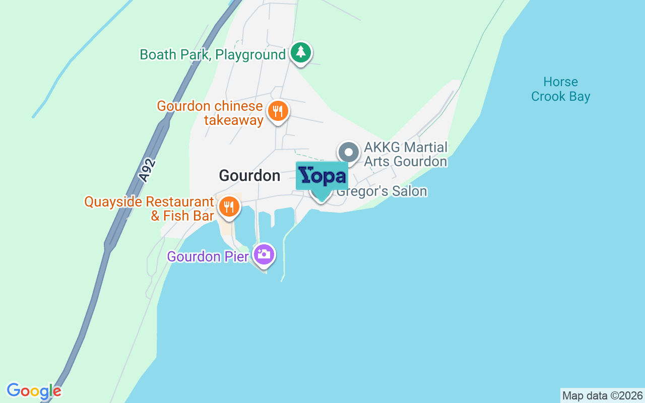 Map showing the location of DD10 0NB