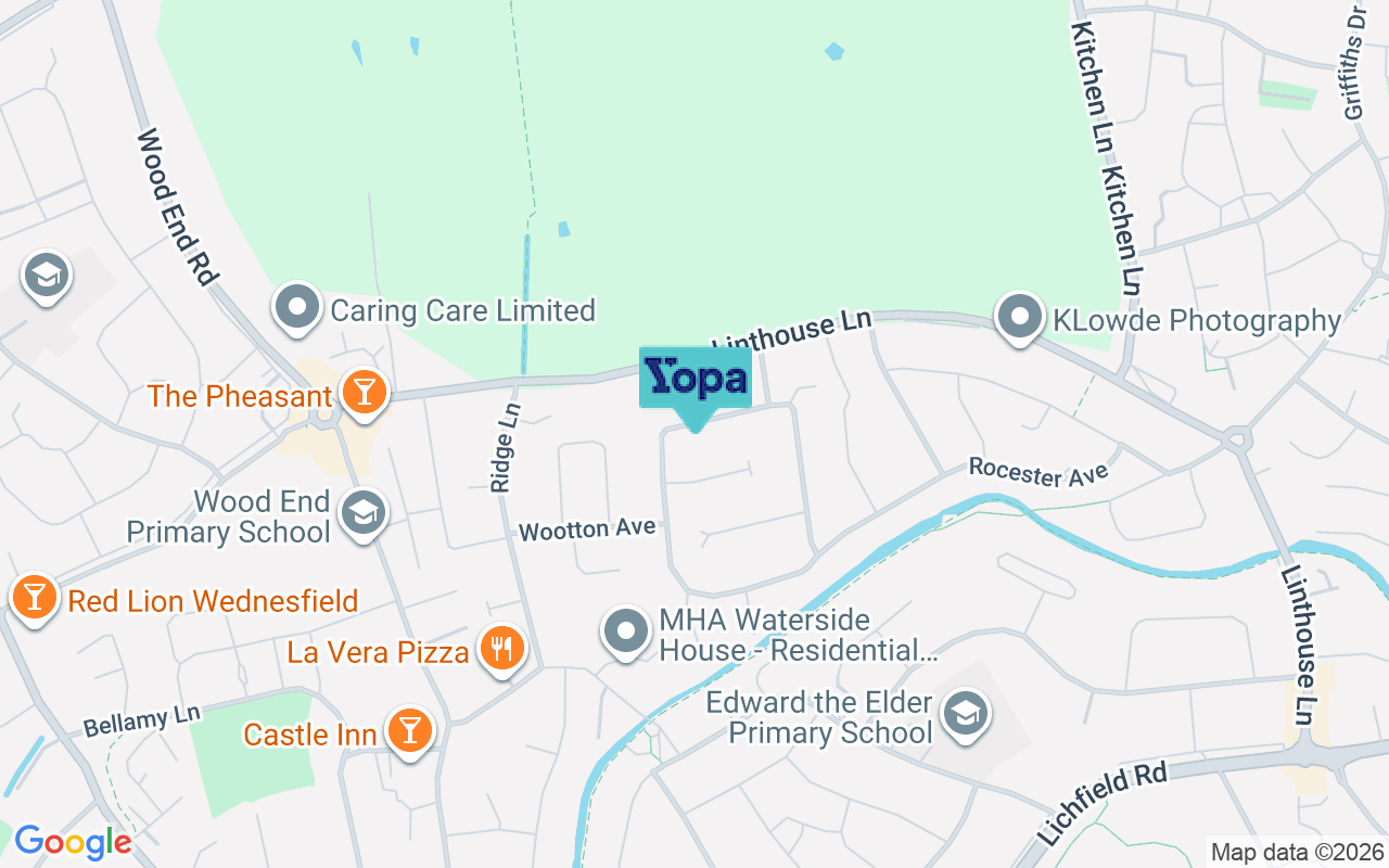 Map showing the location of WV11 3AW