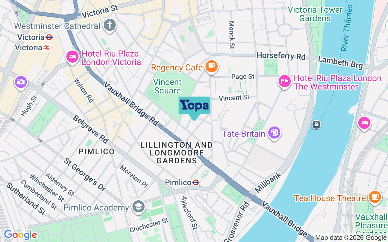 Map showing the location of SW1P 4HD