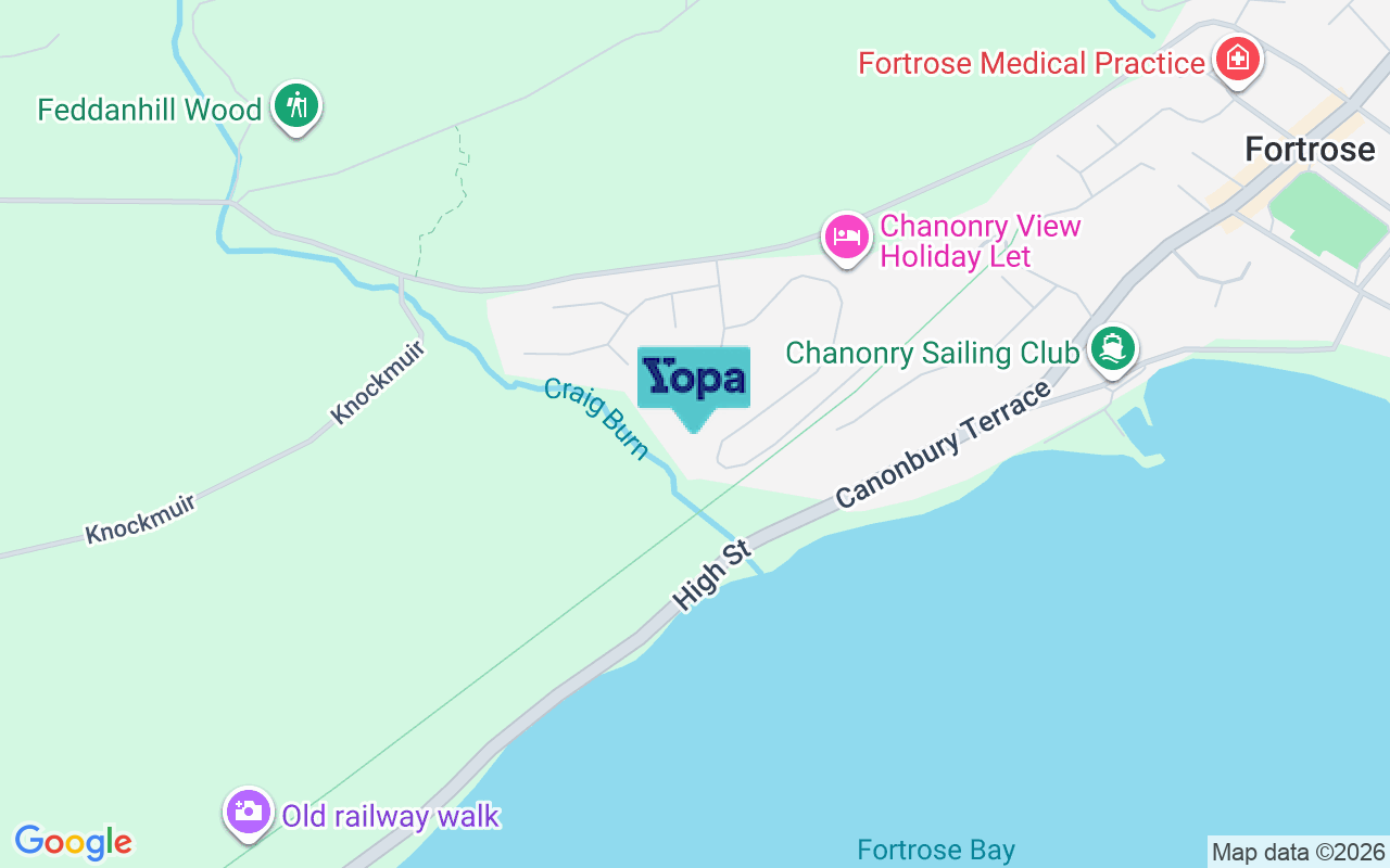 Map showing the location of IV10 8SP