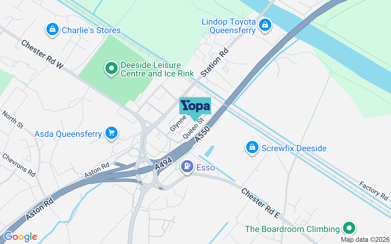 Map showing the location of CH5 1TB