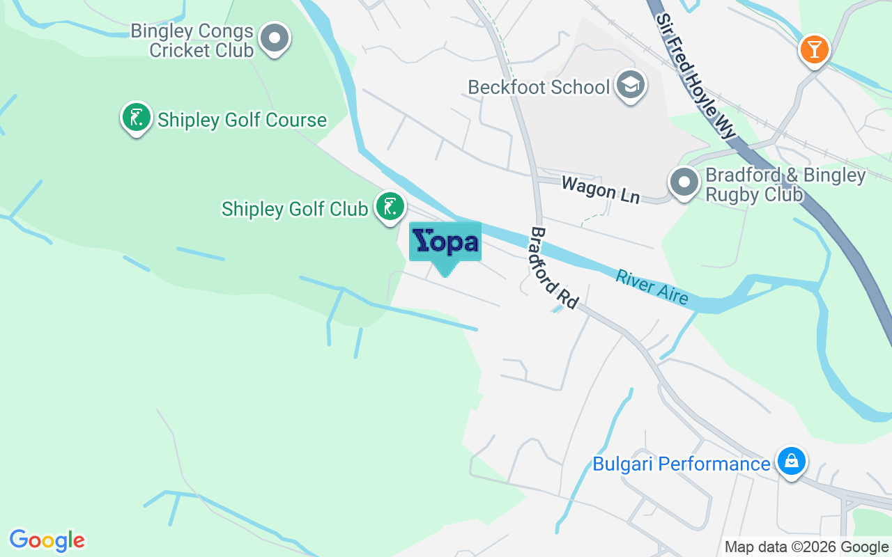 Map showing the location of BD16 1LZ
