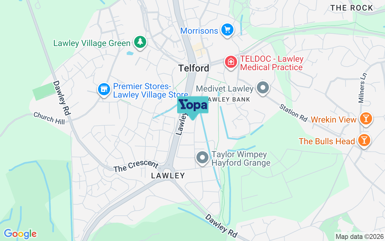 Map showing the location of TF4 2TB