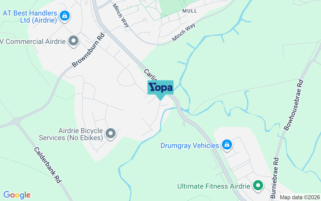 Map showing the location of ML6 8RW
